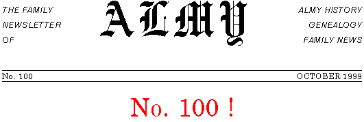 Almy Newsletter Masthead