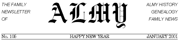 Almy Newsletter Masthead